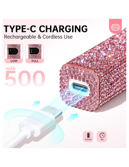 Lámpara LED UV portátil CHRISTINE SHELLY 5X rosa 90g Lámpara LED UV portátil CHRISTINE SHELLY 5X rosa 90g