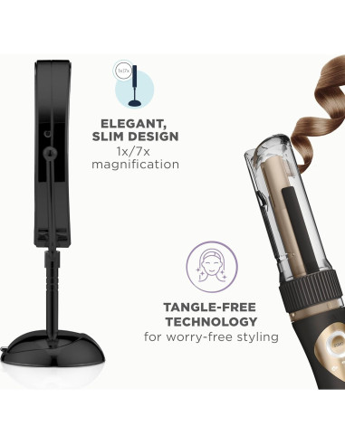 Rizador Automático Curl Secret Conair 3/4" y Espejo Iluminado