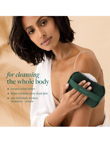 Esponja Exfoliante Corporal EcoTools XL - 1 Cuenta, Ecológica