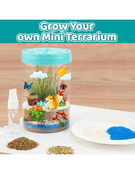 Kit de Terrario Iluminado AluAbi para Niños 4-12 Años Kit de Terrario Iluminado AluAbi para Niños 4-12 Años