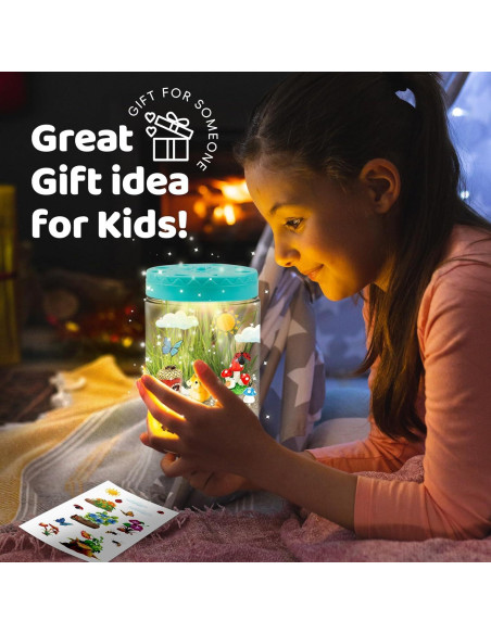 Kit de Terrario Iluminado AluAbi para Niños 4-12 Años Kit de Terrario Iluminado AluAbi para Niños 4-12 Años