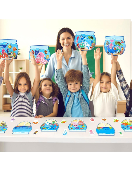 Kit de Manualidades Oceánicas 3D Gisgfim - 24 Piezas Kit de Manualidades Oceánicas 3D Gisgfim - 24 Piezas