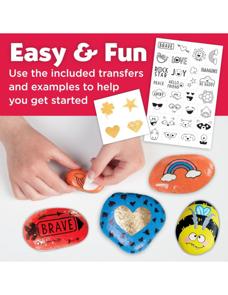 Kit de Pintura de Rocas Creativity For Kids - 10 Rocas y Pintura Kit de Pintura de Rocas Creativity For Kids - 10 Rocas y Pintura