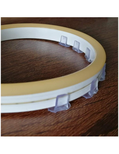 Clips de Montaje LED 99 Iluminación 200 Piezas 6mm/8mm