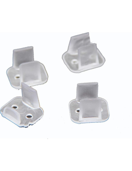 Clips de Montaje LED 99 Iluminación 200 Piezas 6mm/8mm