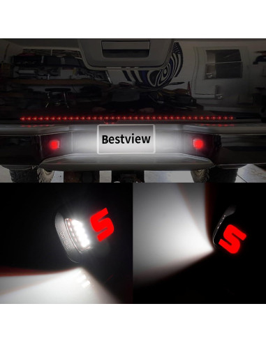 Luces de Matrícula LED Bestview para Chevy GMC 1988-1999
