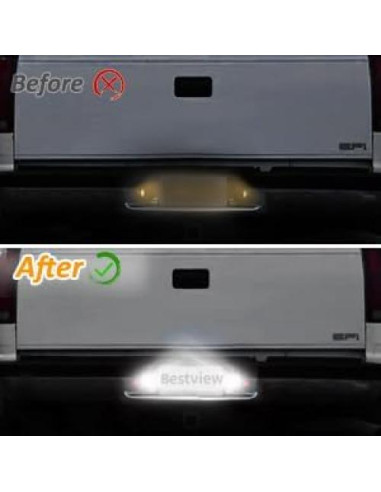 Luces de Matrícula LED Bestview para Chevy GMC 1988-1999