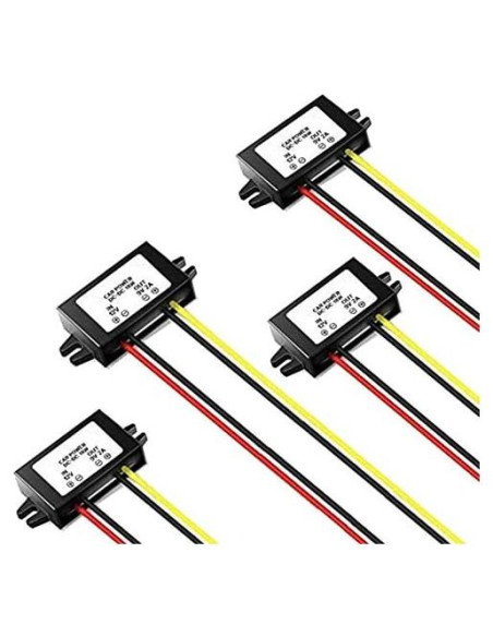 Convertidor DC/DC Magnolian 12V a 9V 2A 18W - Paquete de 4 Convertidor DC/DC Magnolian 12V a 9V 2A 18W - Paquete de 4