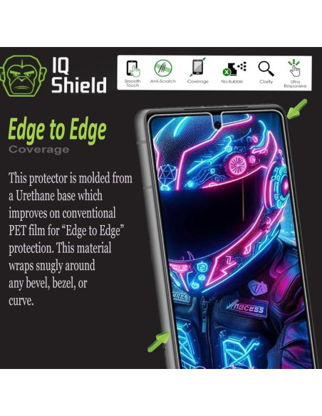 Protector de Pantalla IQShield para Google Pixel 7 - 2 Unidades TPU Anti-Burbujas Protector de Pantalla IQShield para Google Pixel 7 - 2 Unidades TPU Anti-Burbujas