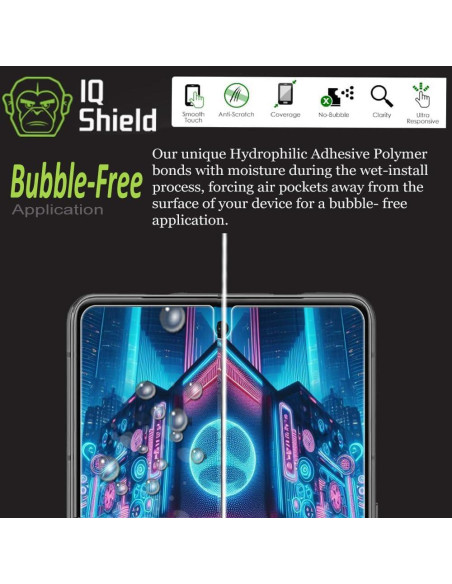 Protector de Pantalla IQShield para Google Pixel 7 - 2 Unidades TPU Anti-Burbujas Protector de Pantalla IQShield para Google Pixel 7 - 2 Unidades TPU Anti-Burbujas