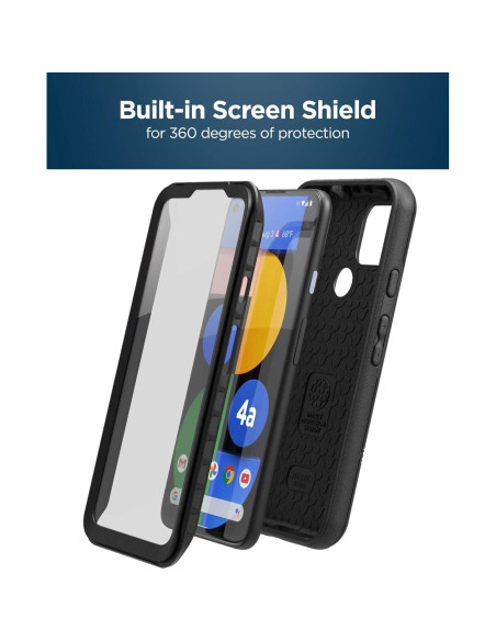 Funda Protectora Encased RebelShield para Pixel 4a 5G - Negro Funda Protectora Encased RebelShield para Pixel 4a 5G - Negro