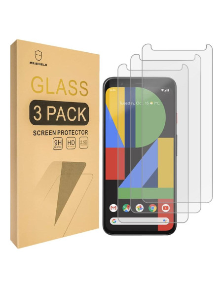 Protector de Pantalla Vidrio Templado Mr.Shield para Google Pixel 4 XL Protector de Pantalla Vidrio Templado Mr.Shield para Google Pixel 4 XL