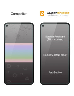 Protector de Pantalla Vidrio Templado Supershieldz para Google Pixel 5 - 3 Unidades 2