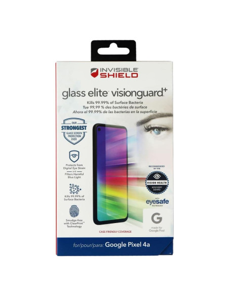 Protector de Pantalla ZAGG InvisibleShield Glass Elite para Google Pixel 4a Protector de Pantalla ZAGG InvisibleShield Glass Elite para Google Pixel 4a