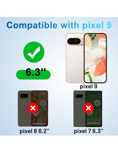 Protector de Pantalla Privado para Pixel 9 5G - 2+2 Pack