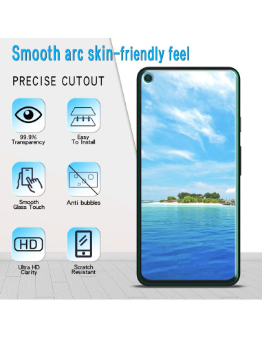 Protector de Pantalla Slanku para Google Pixel 4a (5G) Vidrio Templado 9H