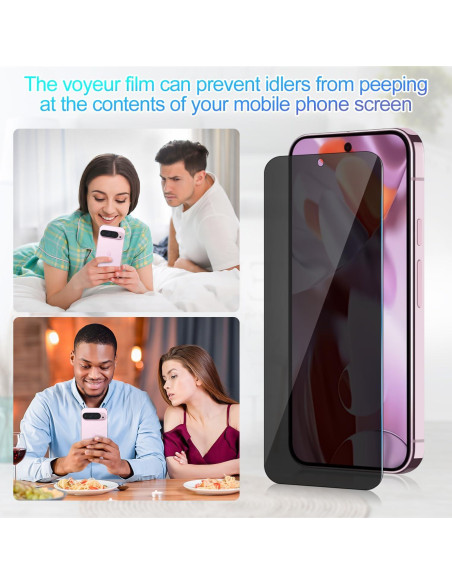 Protector de Pantalla Privado Lokyoo para Google Pixel 9 Pro XL 3 Pack Protector de Pantalla Privado Lokyoo para Google Pixel 9 Pro XL 3 Pack