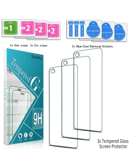 Protector de Pantalla Slanku para Google Pixel 4a (5G) Vidrio Templado 9H Protector de Pantalla Slanku para Google Pixel 4a (5G) Vidrio Templado 9H