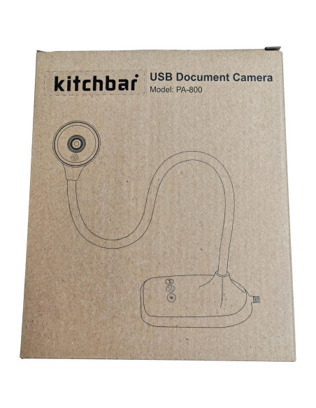 Cámara de Documentos Kitchbai PA-800 con Micrófono y LED Cámara de Documentos Kitchbai PA-800 con Micrófono y LED