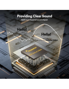 Micrófono USB MAONO AU-A04 con Auriculares y Brazo de Soporte 2