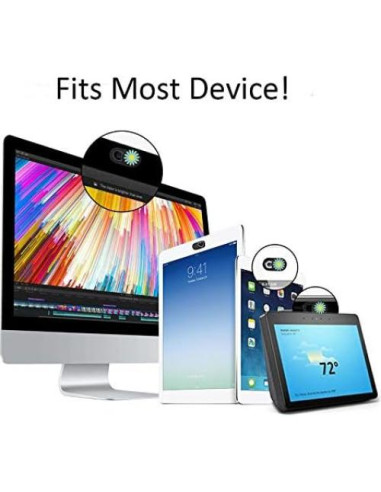 Cubierta Deslizante de Cámara IMNEXT2U Negra para Laptop y Móvil