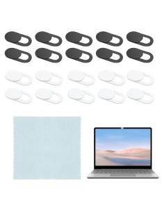 Cubierta de Webcam HexinYigjly 20 Pcs Ultra Delgada ABS