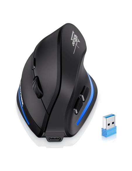 Mouse Inalámbrico Ergonómico ECHTPower F35B Vertical Bluetooth Mouse Inalámbrico Ergonómico ECHTPower F35B Vertical Bluetooth