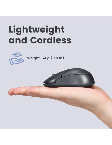 Ratón Inalámbrico Bluetooth Perixx PERIMICE-802 Gris 1200 DPI Ratón Inalámbrico Bluetooth Perixx PERIMICE-802 Gris 1200 DPI