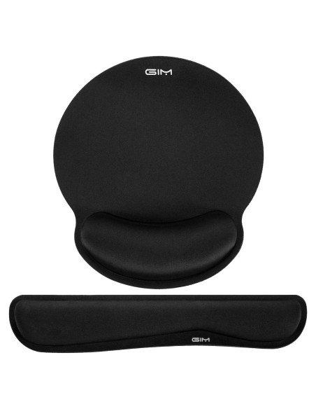 Reposamuñecas ergonómico GIM para teclado y ratón - Espuma viscoelástica Reposamuñecas ergonómico GIM para teclado y ratón - Espuma viscoelástica
