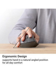 Ratón Inalámbrico ELECOM Ergonómico 2.4GHz Negro M-SH10DBSKBK 2