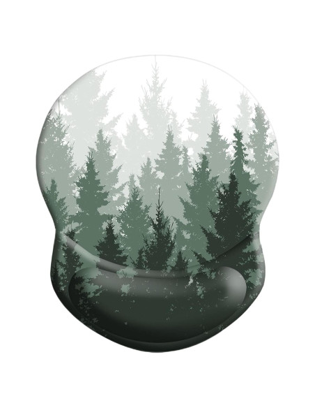 Alfombrilla de Ratón Ergonómica COUKASO con Soporte - Bosque Nebuloso Alfombrilla de Ratón Ergonómica COUKASO con Soporte - Bosque Nebuloso