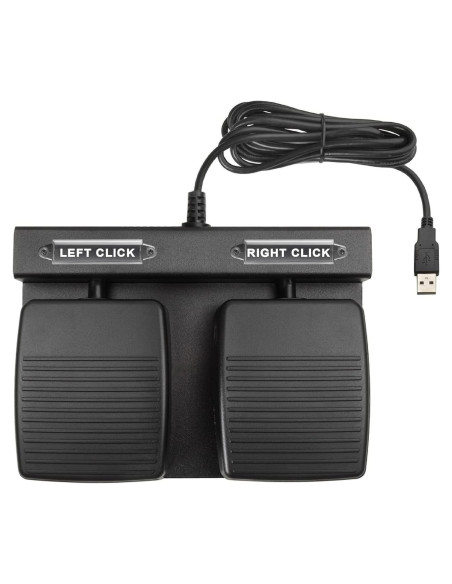 Pedal de Pie Doble ECS - Clic Izquierdo y Derecho, Ergonomía Pedal de Pie Doble ECS - Clic Izquierdo y Derecho, Ergonomía