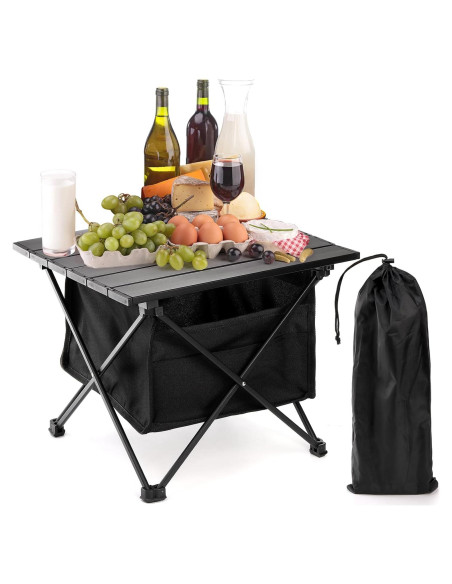 Mesa Plegable de Camping SOUJOY con Bolsa de Almacenamiento Mesa Plegable de Camping SOUJOY con Bolsa de Almacenamiento