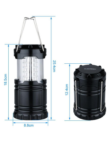 Set de 4 Linternas LED Plegables Lightahead 350 Lúmenes
