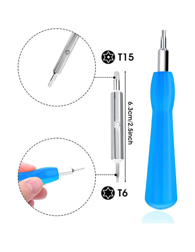 Juego de Puntas y Tornillos para Timbre Ring - 20 Piezas