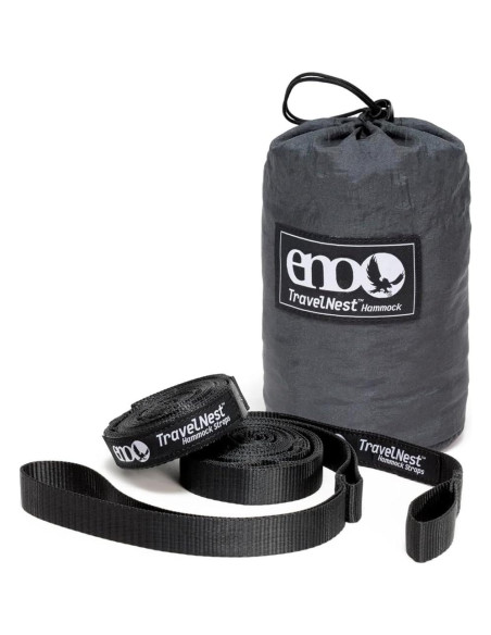 Hamaca Portátil ENO TravelNest 2.74m con Correas - Carbón Hamaca Portátil ENO TravelNest 2.74m con Correas - Carbón