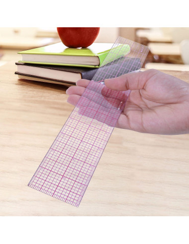 Reglas Beveladas Transparentes Westcott 30 cm - Paquete de 12