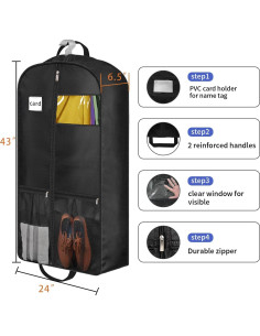 Bolsas de Ropa STEPONE 43" Alta Resistencia 2 Paquete 2