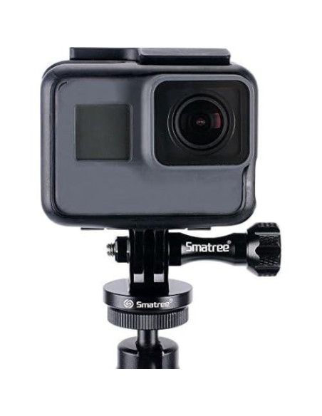 Adaptador de Montaje de Trípode Smatree Aluminio Negro para GoPro y DJI Adaptador de Montaje de Trípode Smatree Aluminio Negro para GoPro y DJI