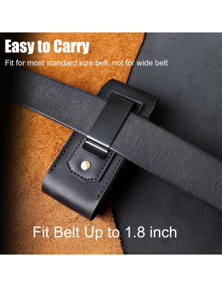 Funda de Cuero para Multiherramienta TALLYWAVE, Negro Funda de Cuero para Multiherramienta TALLYWAVE, Negro