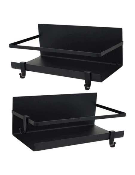 Estante Magnético para Especias Seropy - Paquete de 2, 24.4x12x9 cm Estante Magnético para Especias Seropy - Paquete de 2, 24.4x12x9 cm