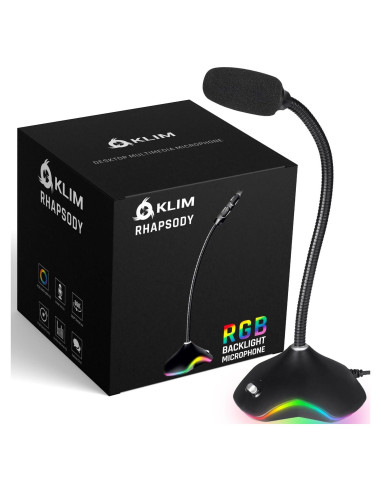 Micrófono USB KLIM Rhapsody para PC y PS4 - Alta Calidad de Sonido