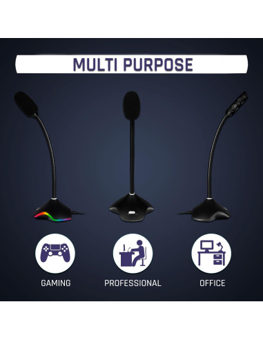 Micrófono USB KLIM Rhapsody para PC y PS4 - Alta Calidad de Sonido