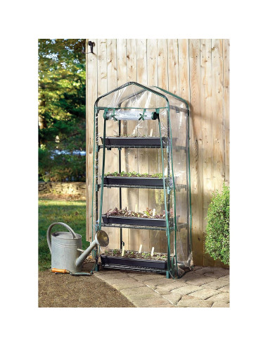 Invernadero Mini 4 Niveles Miracle-Gro 58.4x43.2x144.8 cm