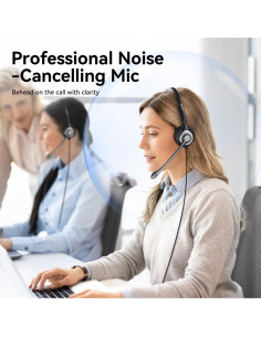 Auricular USB Wantek H-USB600-SC con Micrófono y Cancelación de Ruido 2