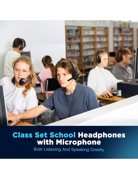 Auriculares con Micrófono Yunsailing IM - 20 Pcs para Estudiantes Auriculares con Micrófono Yunsailing IM - 20 Pcs para Estudiantes