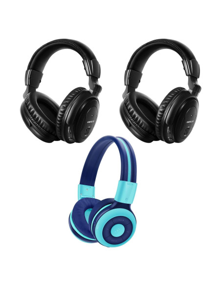 Auriculares Inalámbricos IR y Bluetooth SIMOLIO para Niños Auriculares Inalámbricos IR y Bluetooth SIMOLIO para Niños