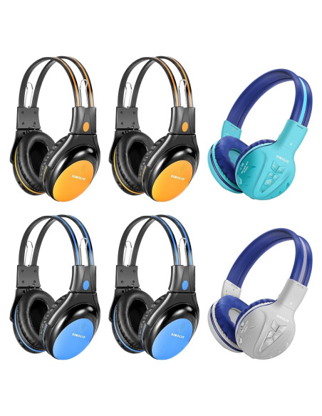 Auriculares Inalámbricos SIMOLIO IR para Niños - Compatibles con DVD de Coche Auriculares Inalámbricos SIMOLIO IR para Niños - Compatibles con DVD de Coche