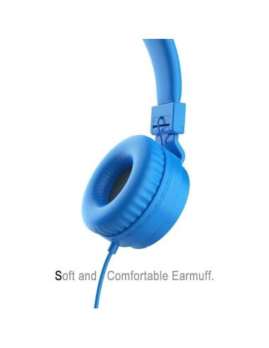 Auriculares Plegables Gorsun 778 para Niños Estéreo Azul