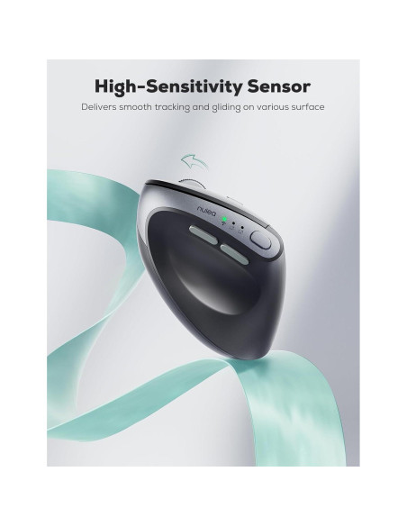 Ratón Vertical Ergonómico Nulea MD280 Inalámbrico 4 DPI Ajustables Ratón Vertical Ergonómico Nulea MD280 Inalámbrico 4 DPI Ajustables